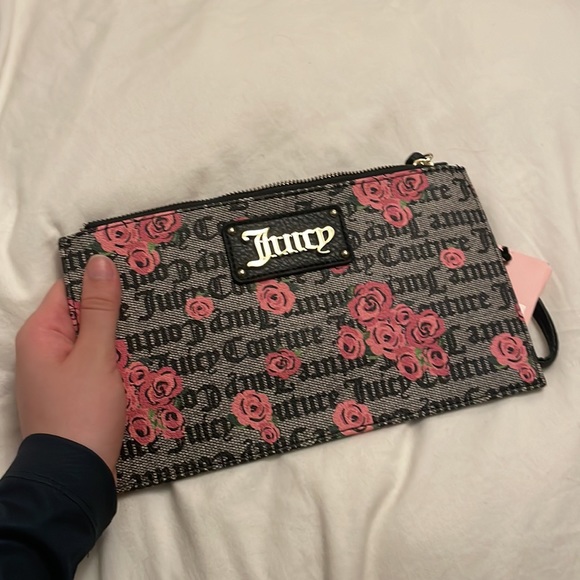 NEW Juicy Couture rose print hand wallet - Picture 5 of 5